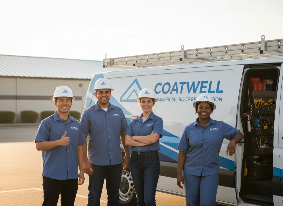 Commercial roof coating company in Badger, SD